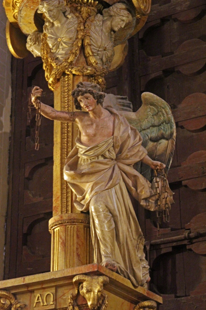 Column with Angels (detail)